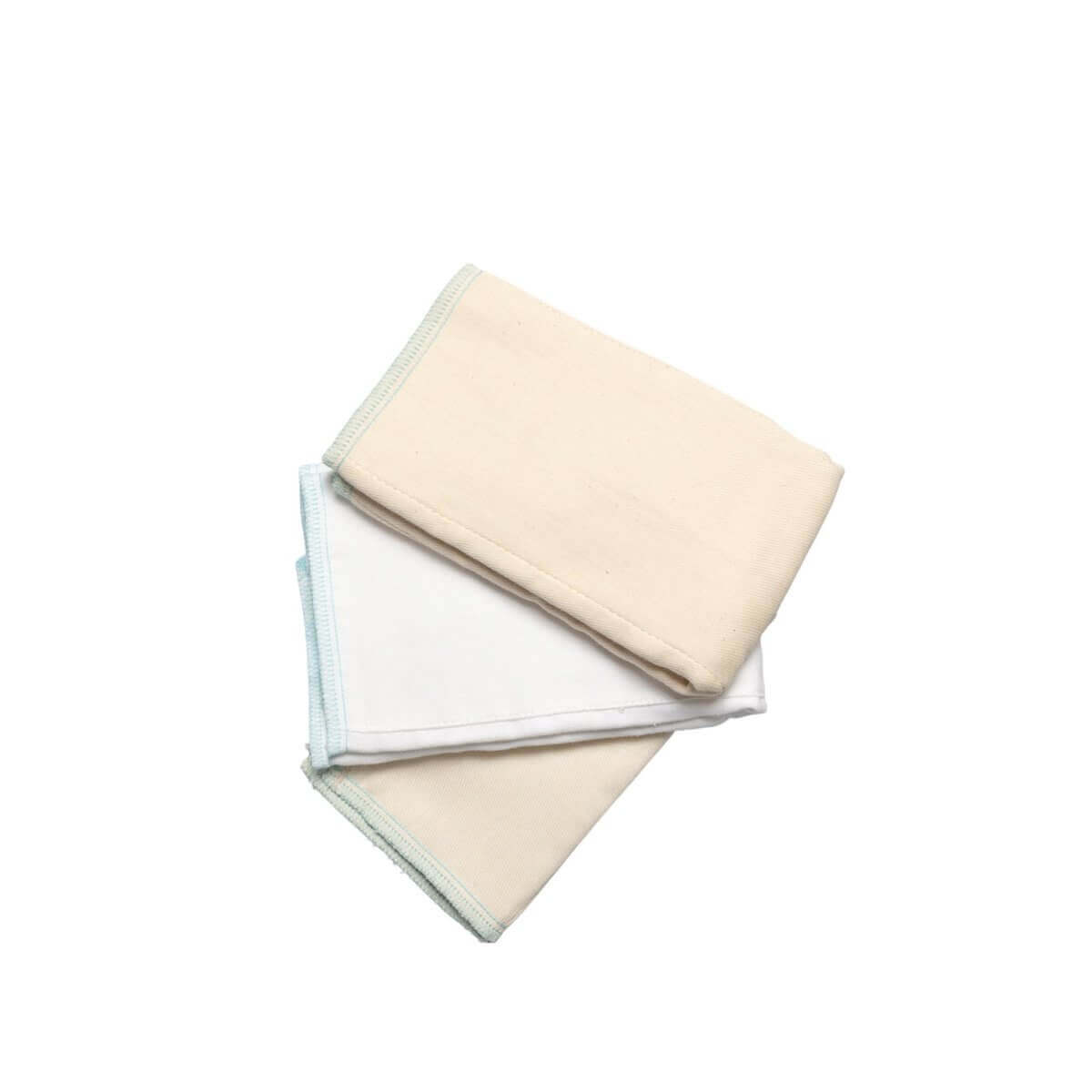 Bleached Cotton Prefold Diaper-Bayrli